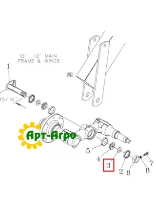 06201420 Шайба ущільнююча осі тандему CNH