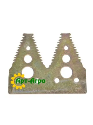 H163131 Сегмент ножа жниварки подвійний (велика насічка) John Deere (ROYAL TIGER)