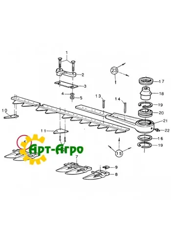 80379720 Double finger CNH(AGV)
