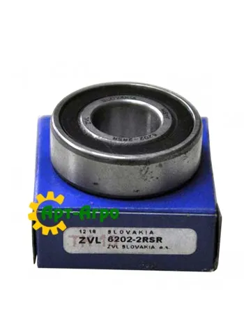 6202-2RS ZVL Подшипник однорядный шариковый