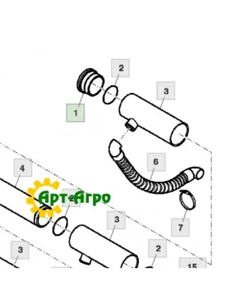 A52020 Заглушка Патрубка JOHN DEERE