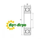 0002394630 CLAAS - 6203 LLUC3 NTN Підшипник однорядний кульковий