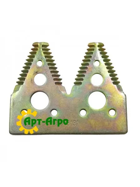 H163131 Сегмент ножа жниварки подвійний (велика насічка) John Deere