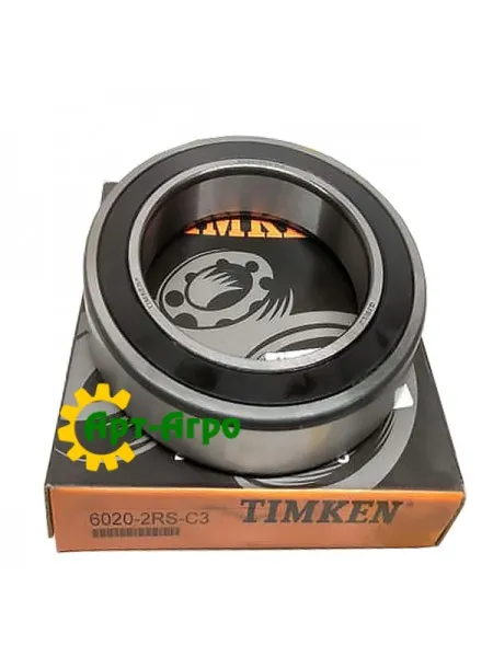 6020-2RS-C3 TIMKEN Підшипник однорядний кульковий
