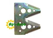H163131 Сегмент ножа жниварки подвійний (велика насічка) John Deere (XMP)