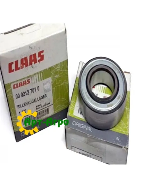 0002127010 CLAAS - G207-XL-NPP-B INA Підшипник однорядний кульковий