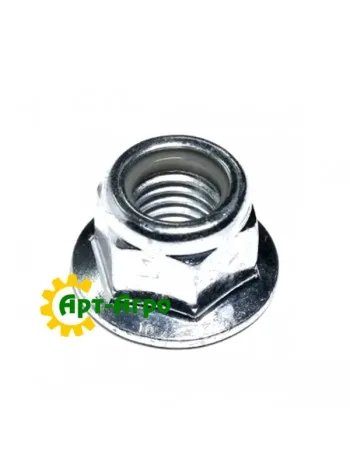 14M7299 M12 lock nut behind John Deere flange