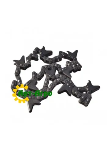 034859 Corn header capping chain (76 links. 9 capes) Geringhoff (HIGH LINE)