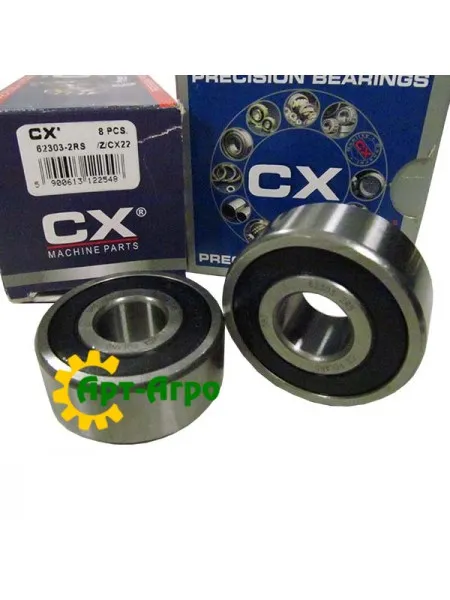 62303-2RS CX Підшипник однорядний кульковий
