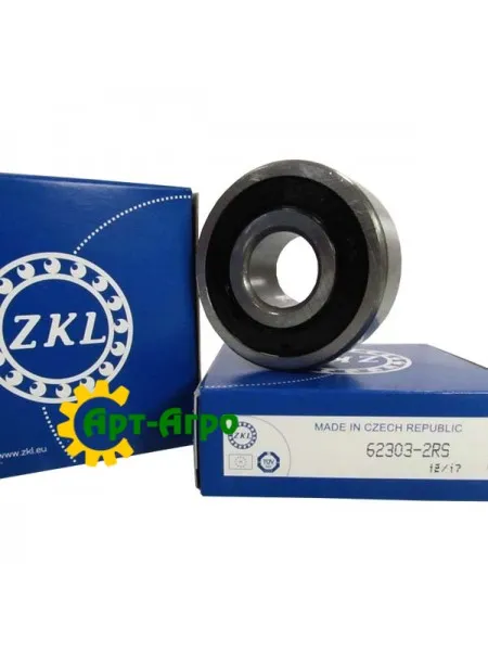 62303-2RS ZKL Подшипник однорядный шариковый