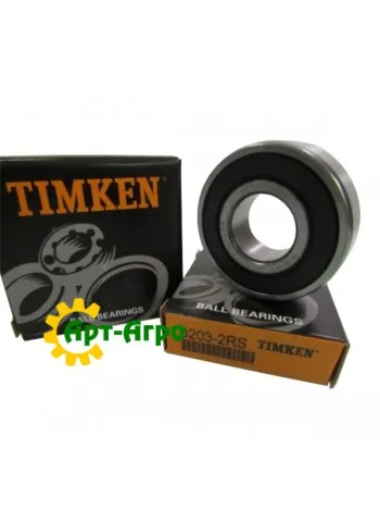 6203-2RS TIMKEN Підшипник однорядний кульковий