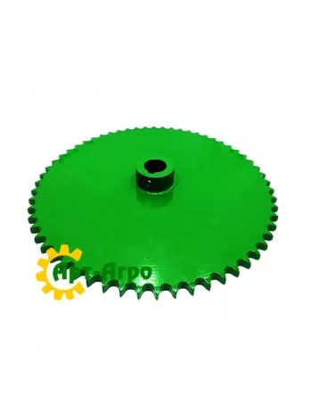 AH140001 Sprocket z=60, t=19.05 (horizontal unloading auger drive) John Deere