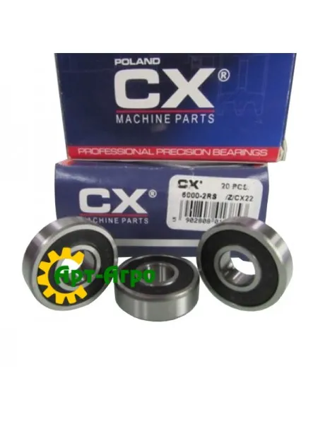6000-2RS CX Підшипник однорядний кульковий
