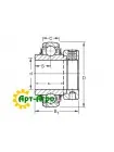 YEL 211-200-2F SKF ORIGINAL JOHN DEERE Закріплюваний кульковий підшипник
