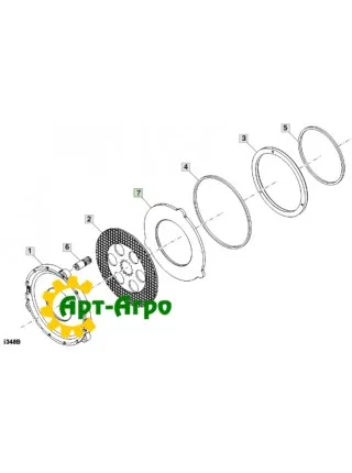 R305833 Гальмівний диск John Deere