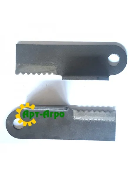 KXE10363 Ніж рухомий зубч. з наплавкою (комплект 4пр.+4лев.) John Deere(Royal Tiger)