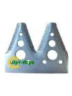 H153329 Сегмент ножа жниварки подвійний (дрібна насічка) John Deere (ROYAL TIGER)