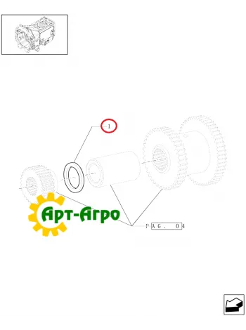 5129642 Регулювальна шайба CNH