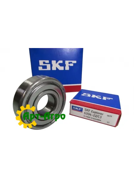 6304-2Z/C3 SKF Підшипник однорядний кульковий
