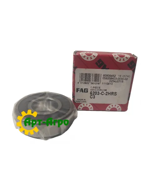 6203-С-2HRS C3 FAG Підшипник однорядний кульковий