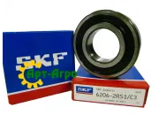 6206-2RS1/C3 SKF Підшипник однорядний кульковий