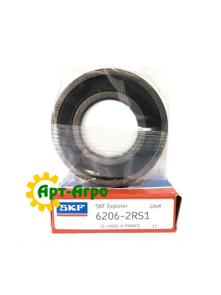 6206-2RS1 SKF Підшипник однорядний кульковий