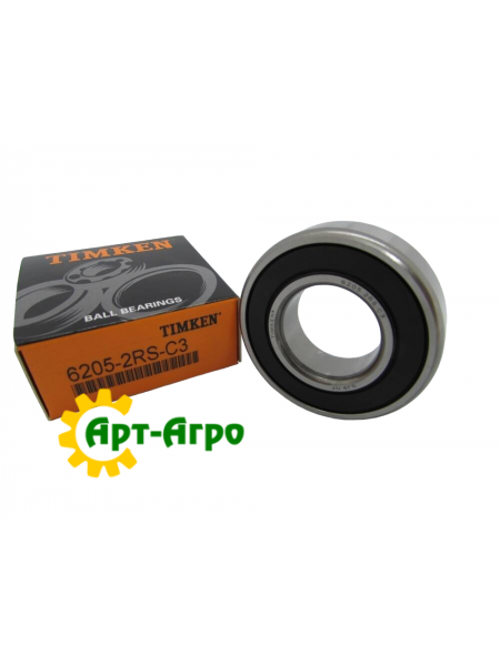 6205-2RS-C3 TIMKEN Підшипник однорядний кульковий 6205-2RS-C3 TIMKEN Підшипник однорядний кульковий
