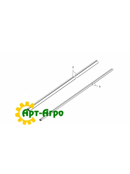 HXE26580 John Deere Grille Seal HXE26580 John Deere Grille Seal