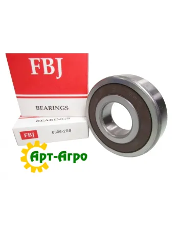6306-2RS FBJ Підшипник однорядний кульковий