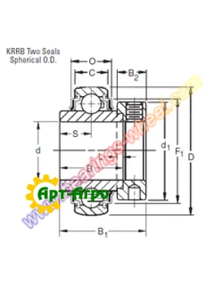 5202.EEG15 SNR Підшипник дворядний кульковий