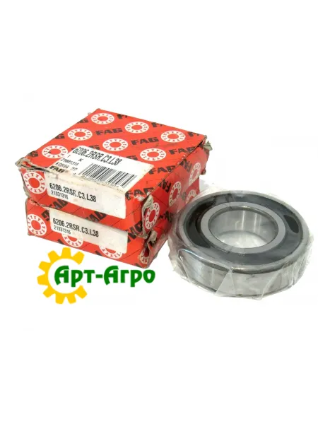 6206.2RSR.C3 FAG Підшипник однорядний кульковий