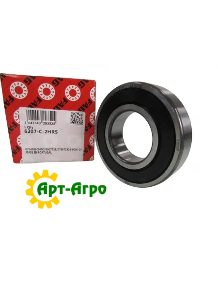 6207-2RSR FAG Підшипник однорядний кульковий 6207-2RSR FAG Підшипник однорядний кульковий