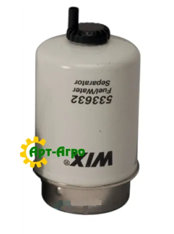 33632 Фільтр паливний, сепаратор, елемент WIX