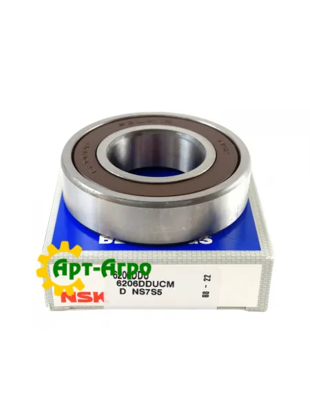 6206 DDU NSK Підшипник однорядний кульковий