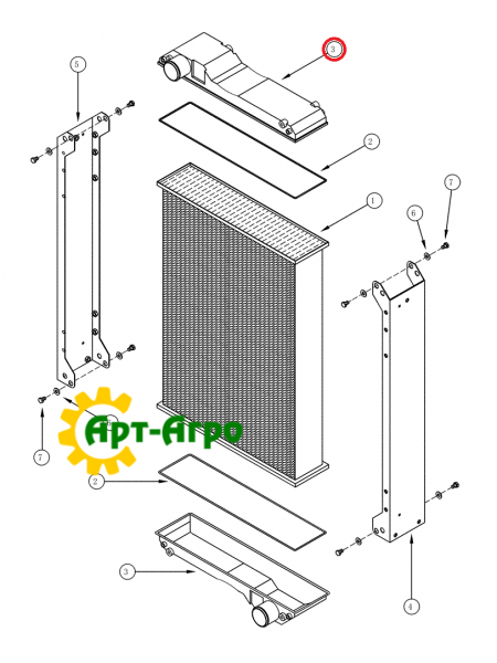 256019A1 Расширительный бачок CNH 256019A1 Расширительный бачок CNH