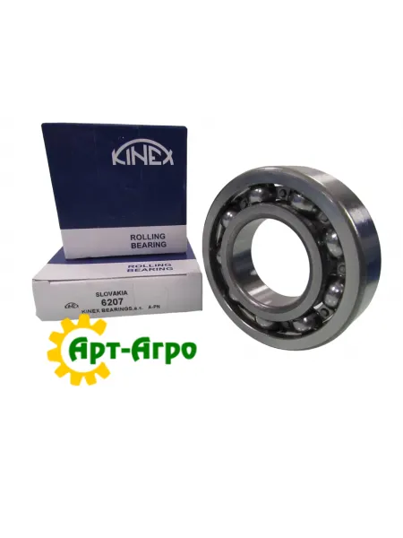 6207 KINEX Підшипник однорядний кульковий