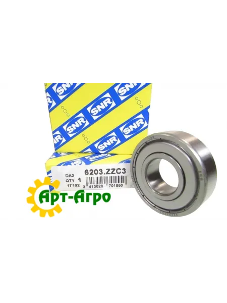 6203.ZZC3 SNR Підшипник однорядний кульковий