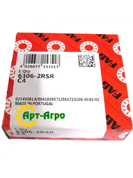 6306-2RSR/C4 FAG Підшипник однорядний кульковий