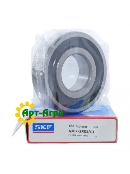 6307-2RS1/C3 SKF Підшипник однорядний кульковий
