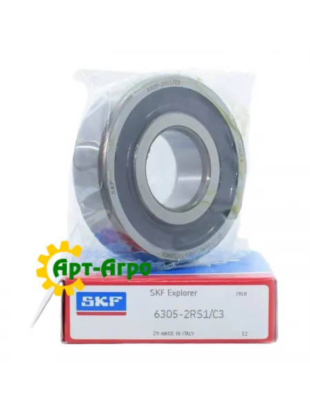 6305-2RS1/C3 SKF Підшипник однорядний кульковий 6305-2RS1/C3 SKF Підшипник однорядний кульковий