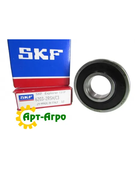 6203-2RSH/C3 SKF Підшипник однорядний кульковий 6203-2RSH/C3 SKF Підшипник однорядний кульковий
