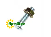 H158343 Болт сегмента ножа довгий 25 мм John Deere (аналог)