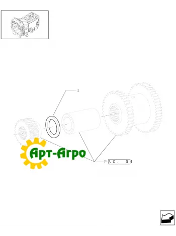 5129644 Регулювальна шайба CNH