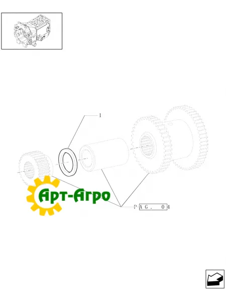 5129644 Регулювальна шайба CNH 5129644 Регулювальна шайба CNH