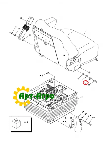 87313413 Втулка, 3340 CNH 87313413 Втулка, 3340 CNH