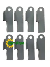 KXE10363 Нож подвижный зубч. (комплект 4пр.+4лев.) John Deere(MISH)