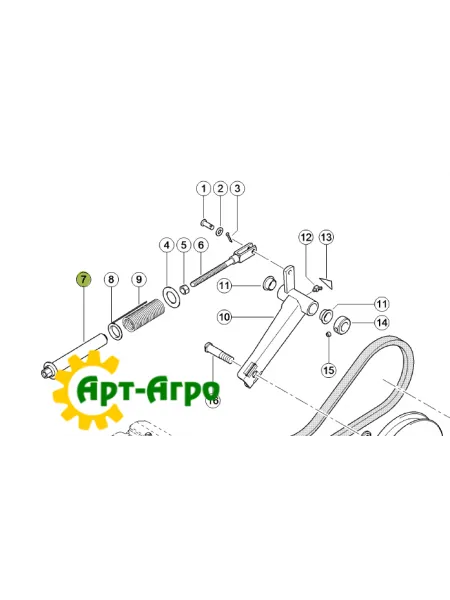 0000699281 Claas spring guide