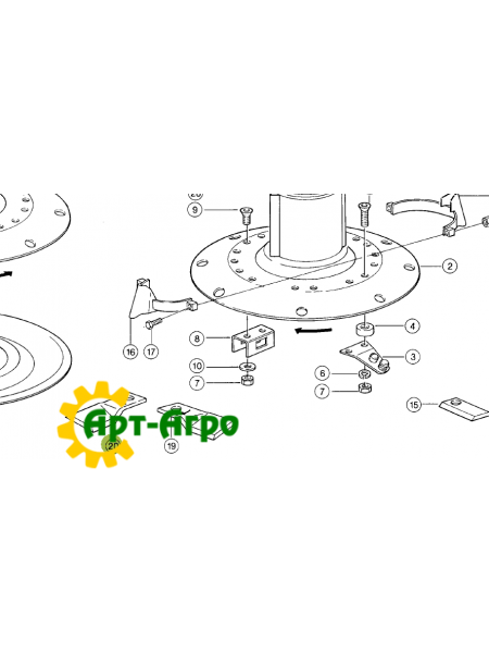 0009041786 Сегмент ножа жниварки комбайна Claas (Radura)