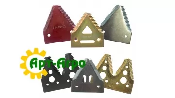 Сегменти для ріжучих систем жаток