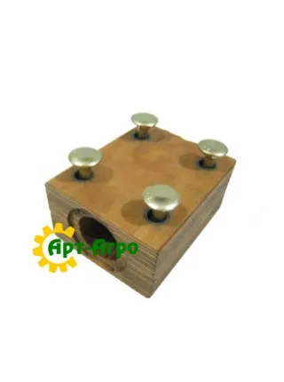 000678522 Деревянный подшипник 678522 соломотряса комбайна Claas - 61х100х124мм [TR] (JAG)